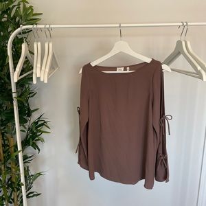 WILFRED cutout sleeve blouse